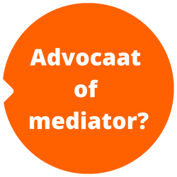 Wie kan jou het beste helpen? Een advocaat of een mediator?